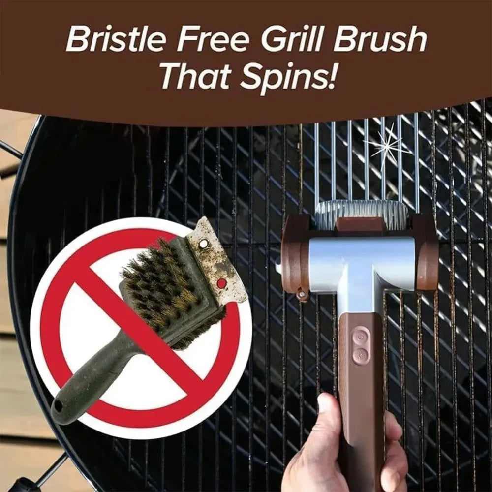 Electric Stainless Steel Grill Brush