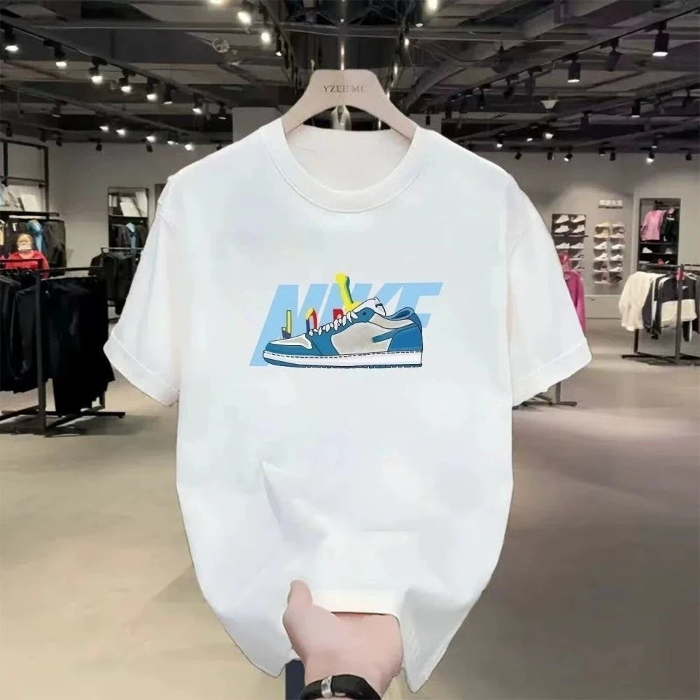 Camiseta Algodón Cuello Redondo