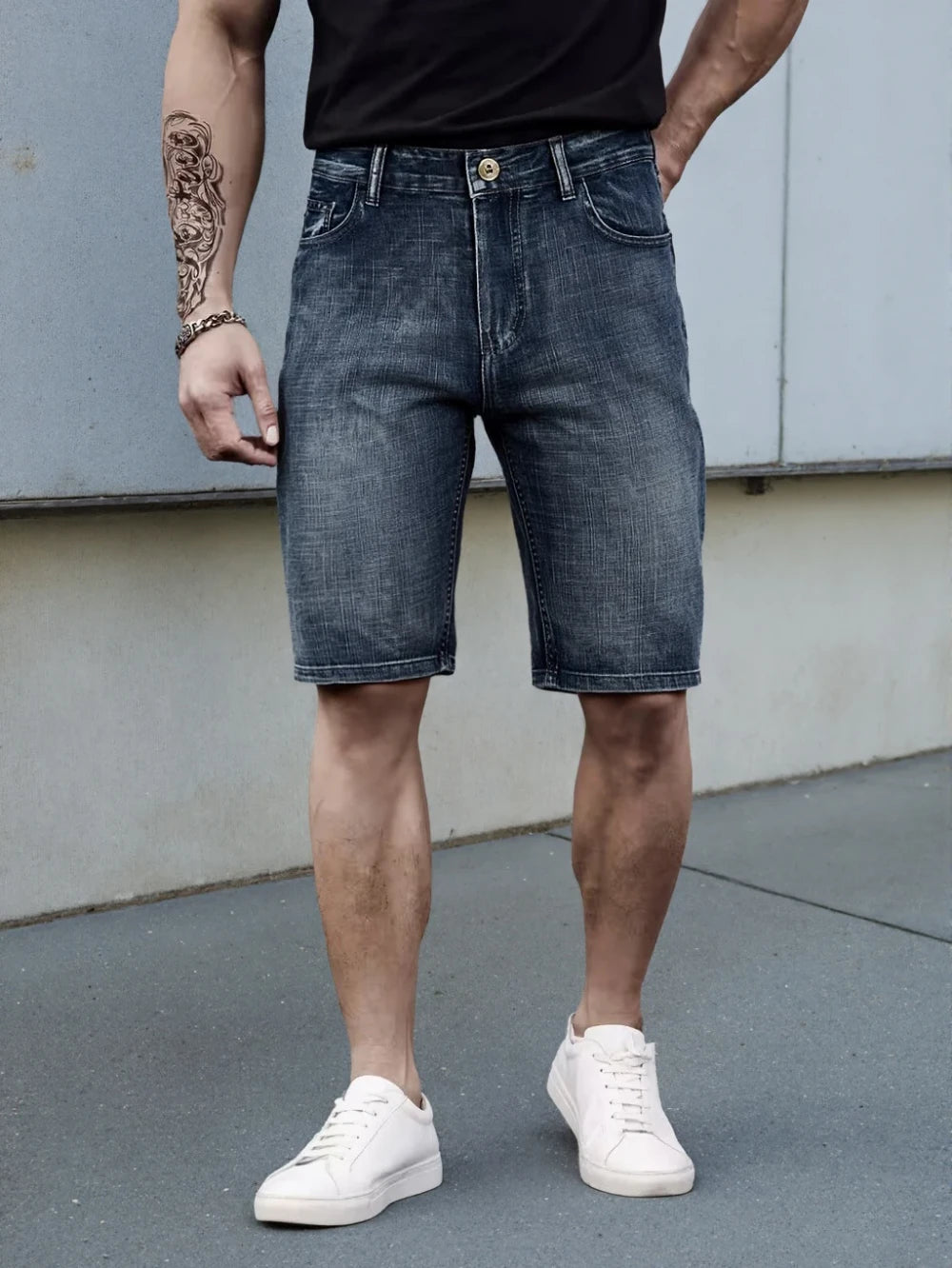 Pantalones cortos de mezclilla ligeros