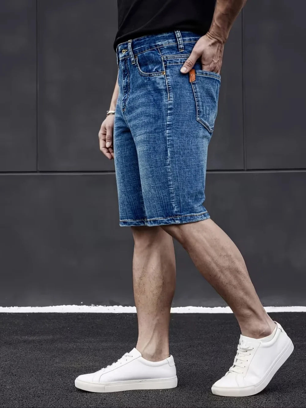 Pantalones cortos de mezclilla ligeros