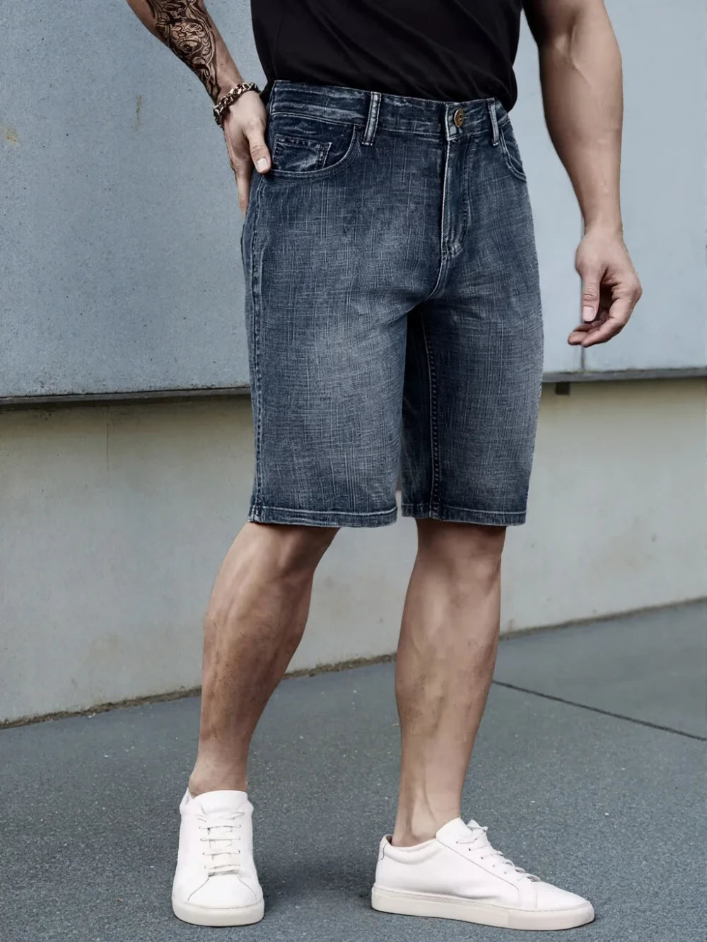 Pantalones cortos de mezclilla ligeros