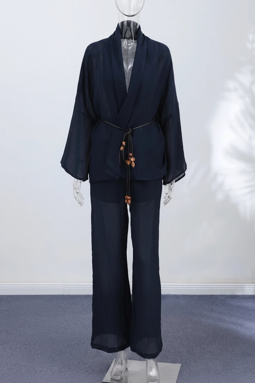 Conjunto loungewear texturizado