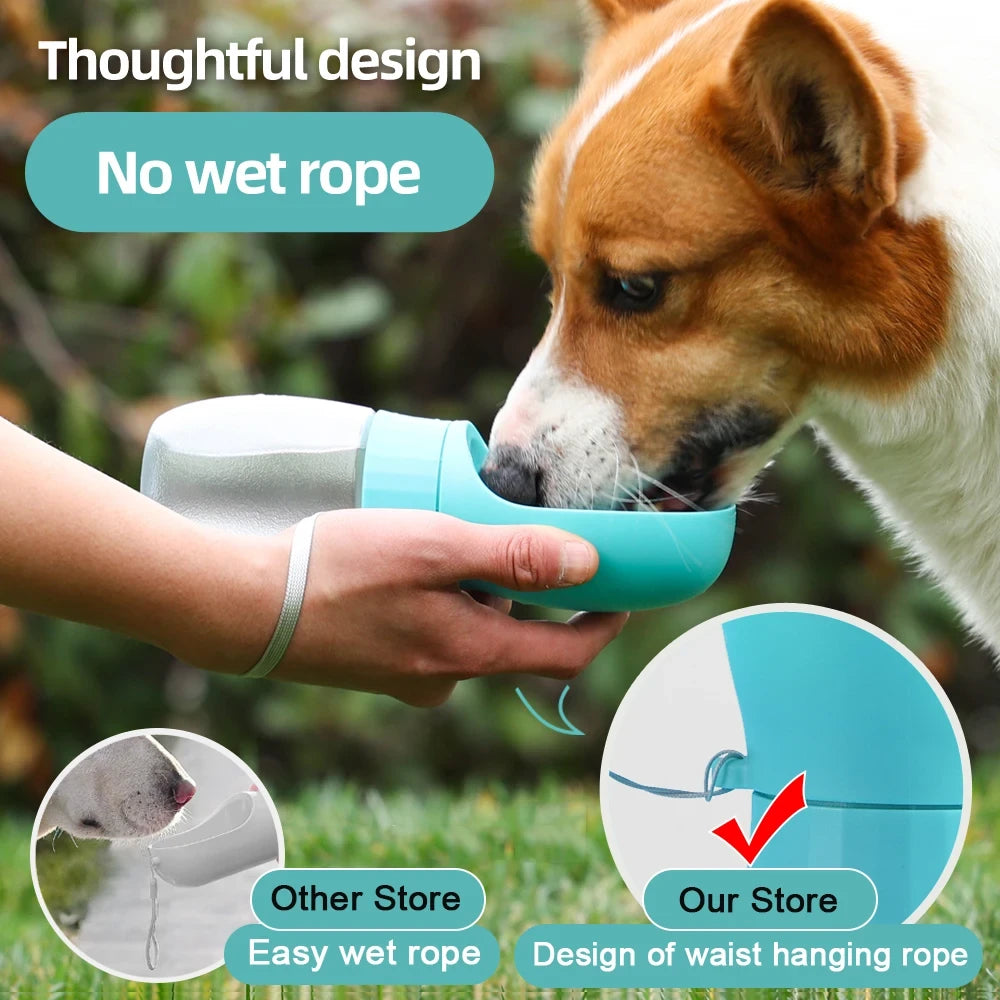 Botella de agua portátil para perros