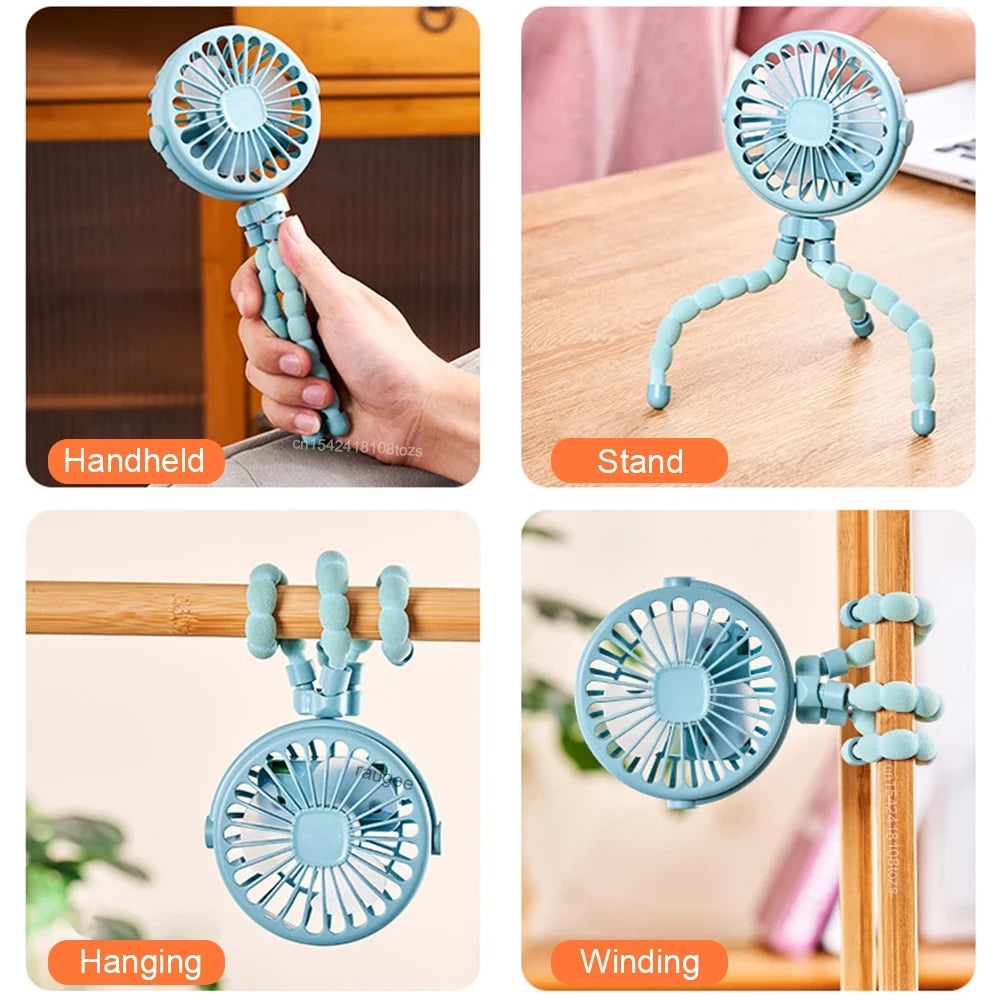 Ventilador Portátil Flexible