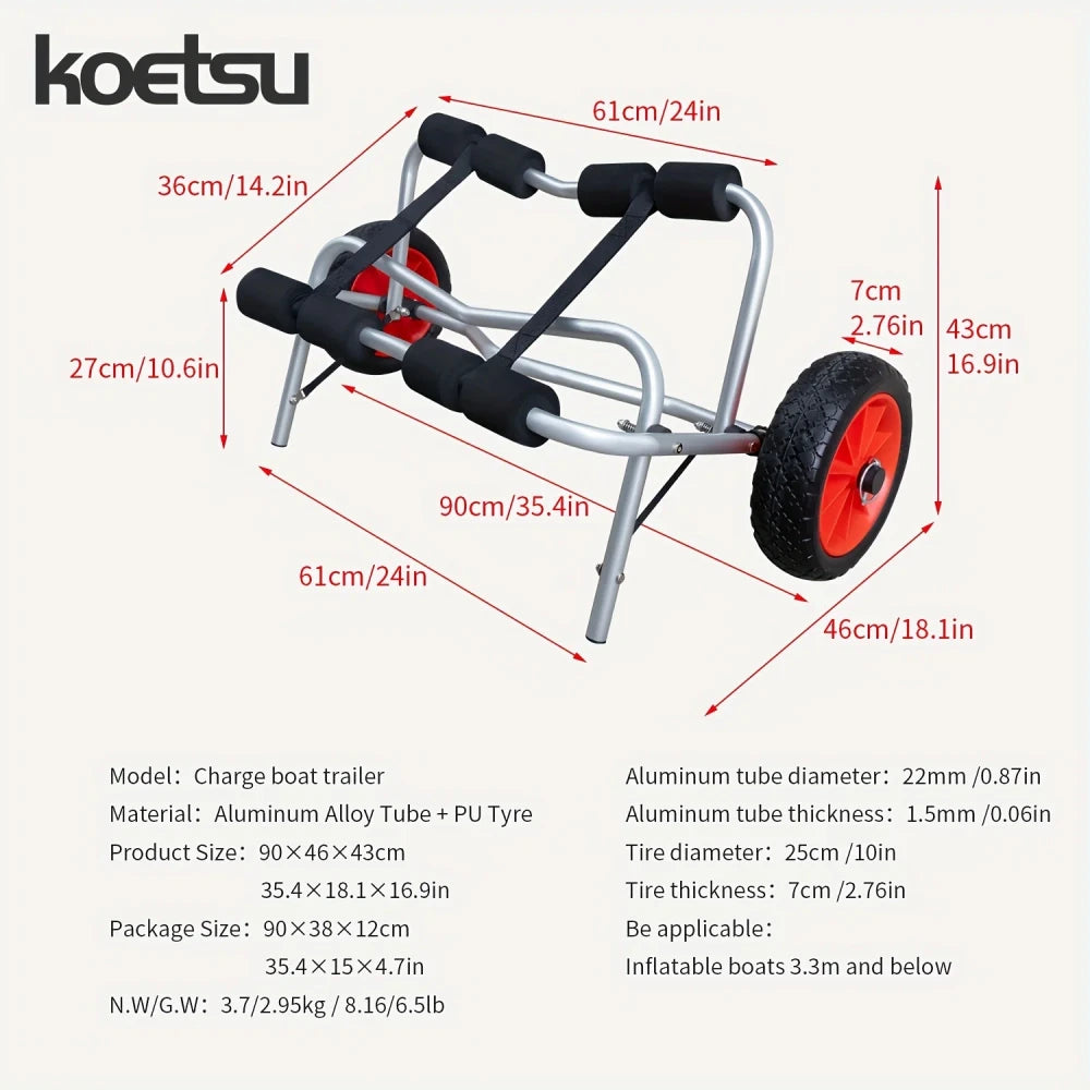 Carrito Plegable para Kayak
