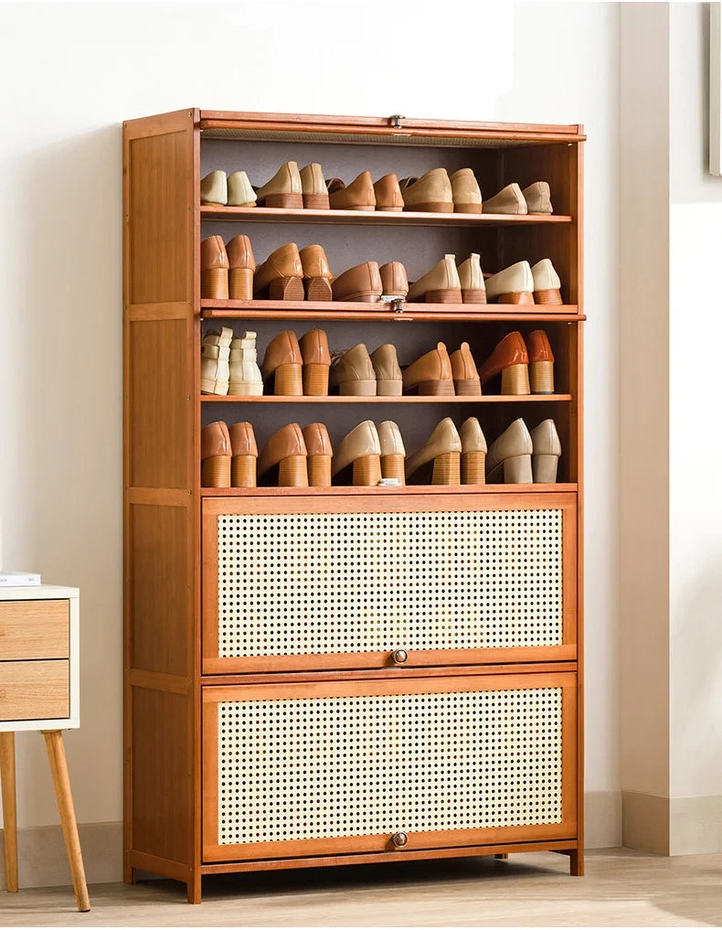 Organizador de Zapatos de Bambú