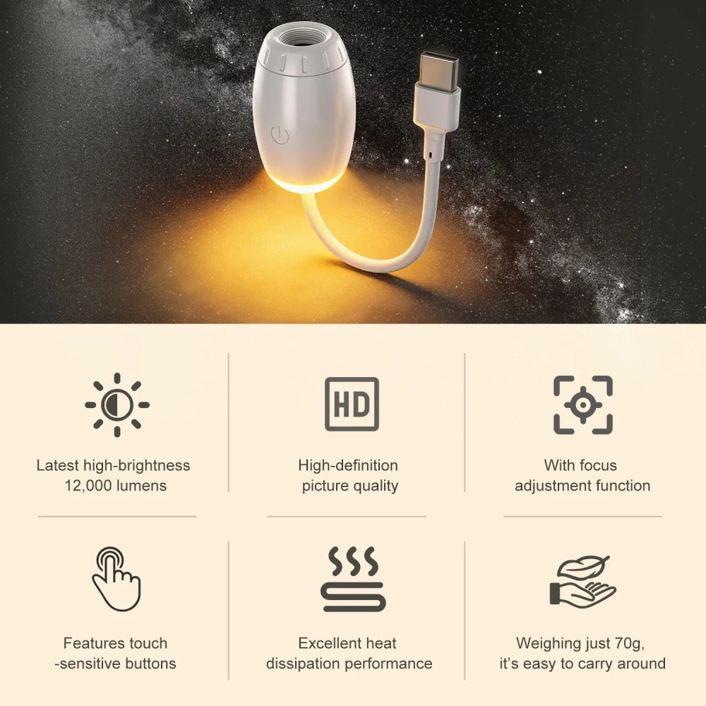 Proyector Estelar Mini de Noche