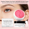 Pink Peptide Collagen Hydrogel Eye Patch, 60 parches contra arrugas para ojos hinchados, ojeras, hinchazón, arrugas y líneas finas, máscaras reafirmantes y descremadas.