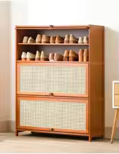 Organizador de Zapatos de Bambú