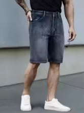 Pantalones cortos de mezclilla ligeros