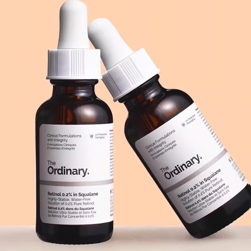 Sérum de Retinol 0.2% en Escualano 30ml – The Ordinary | Antiedad, Poros y Manchas