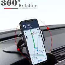 Soporte de Teléfono para Coche Giratorio 360° - Soporte Universal para Salpicadero