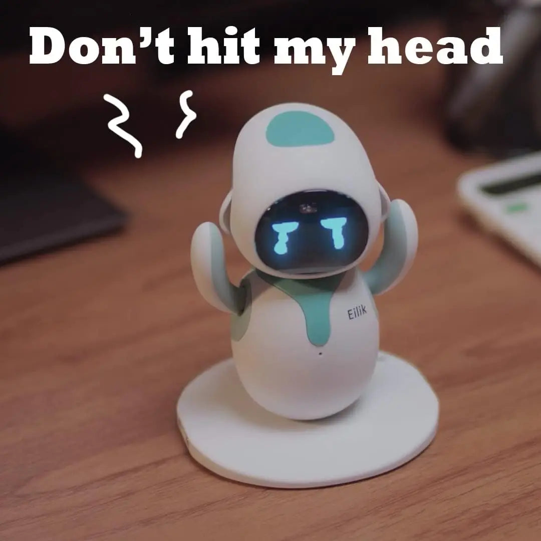Eilik – A Cute Robot Pets for Kids and Adults, Your Perfect Interactive Companion at Home or Workspace, Unique Gifts