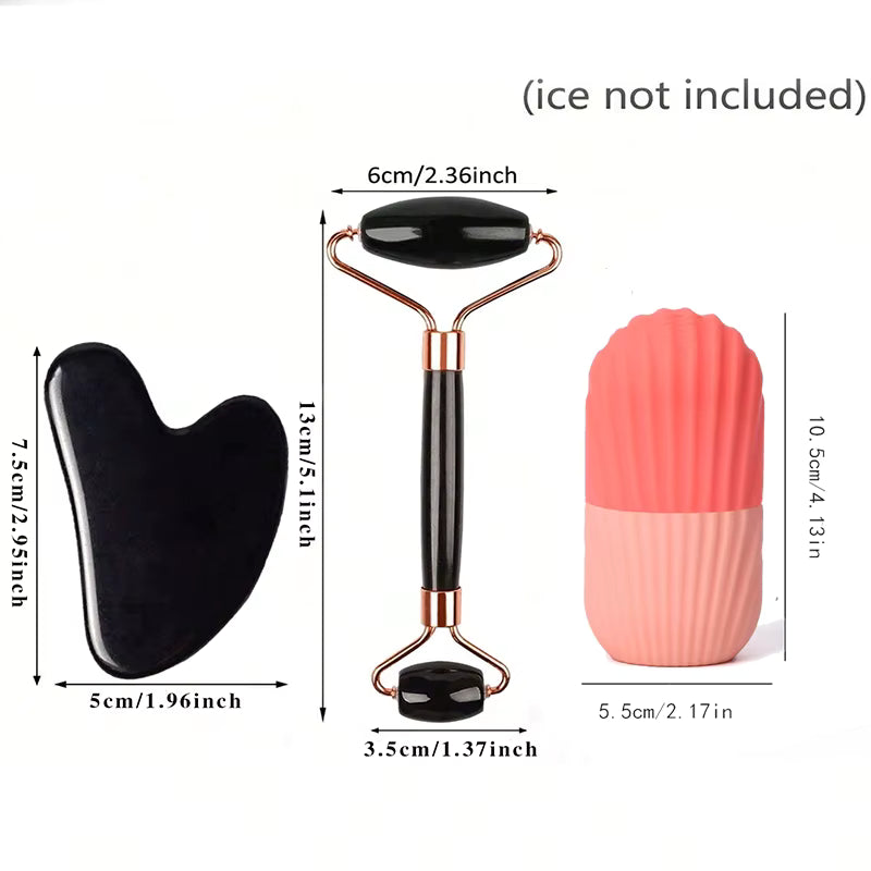 Ice Face Roller GuaSha set