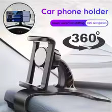 Soporte de Teléfono para Coche Giratorio 360° - Soporte Universal para Salpicadero