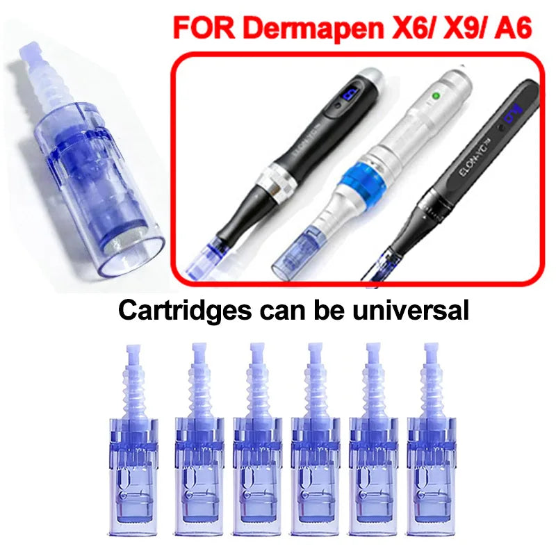 Dermapen Inalámbrico Profesional ELON-YC Ultima-X6 – Kit de Belleza y Cuidado de la Piel con 10 Cartuchos de 0,25mm