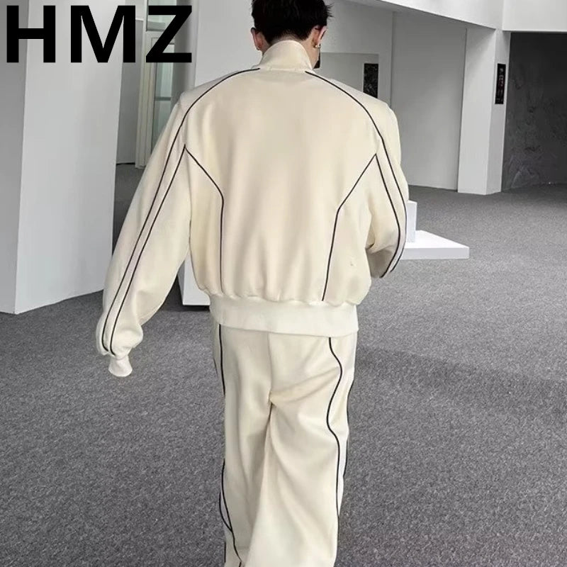 Conjunto Deportivo para Hombre HMZ - Chándal Casual Hip Hop Talla Grande