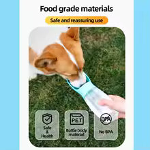Botella de agua portátil para perros