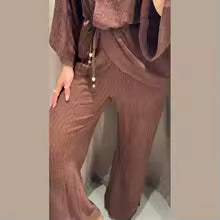 Conjunto loungewear texturizado