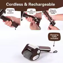 Cepillo Eléctrico de Acero Inoxidable para Barbacoa