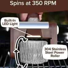 Cepillo Eléctrico de Acero Inoxidable para Barbacoa