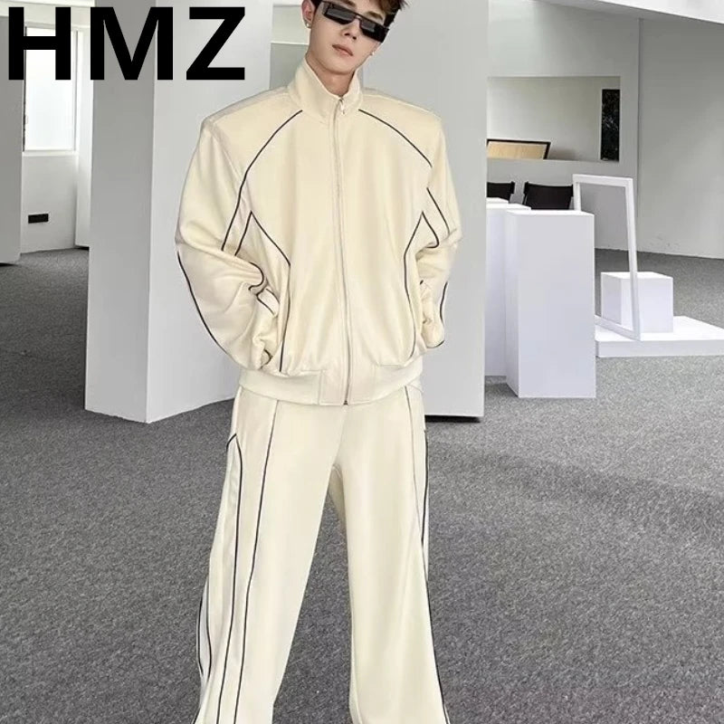 Conjunto Deportivo para Hombre HMZ - Chándal Casual Hip Hop Talla Grande