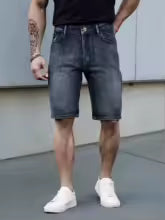 Pantalones cortos de mezclilla ligeros